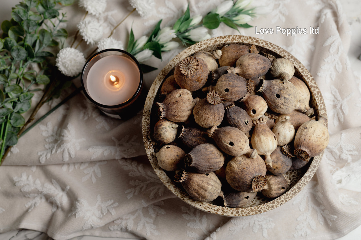 British Heritage Poppy Pods – Expertly Grown in Hungary (1kg Seedless)
